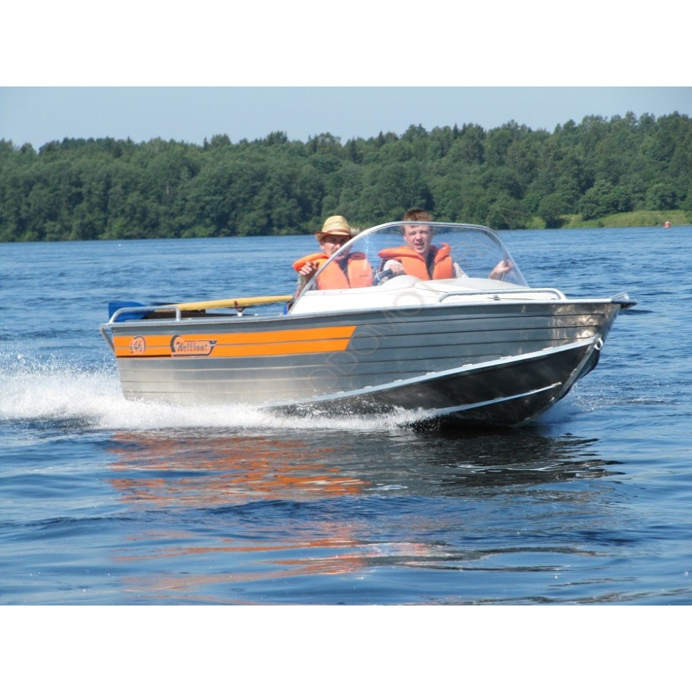 Алюминиевая лодка Wellboat 46 классика