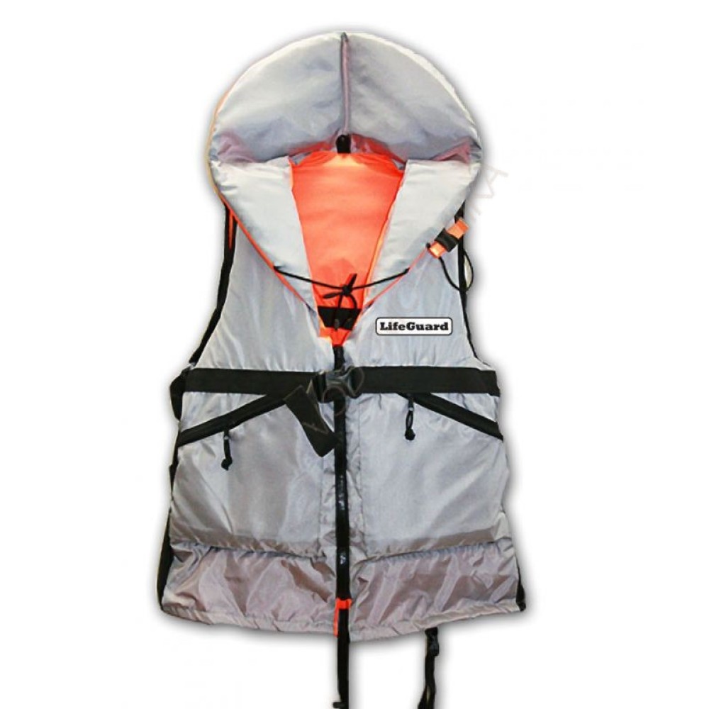 Спасательный жилет LIFEGUARD STANDARD XXL (серый/оранжевый)