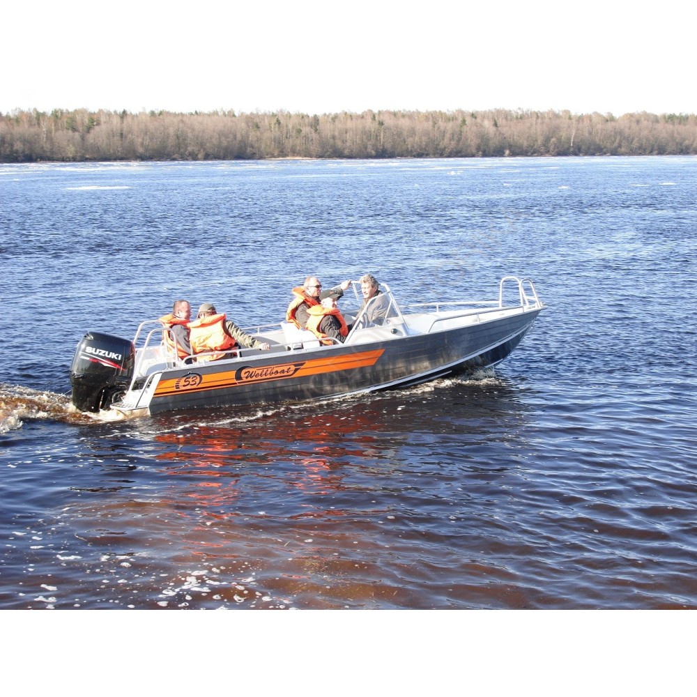 Алюминиевая лодка Wellboat 53 DC
