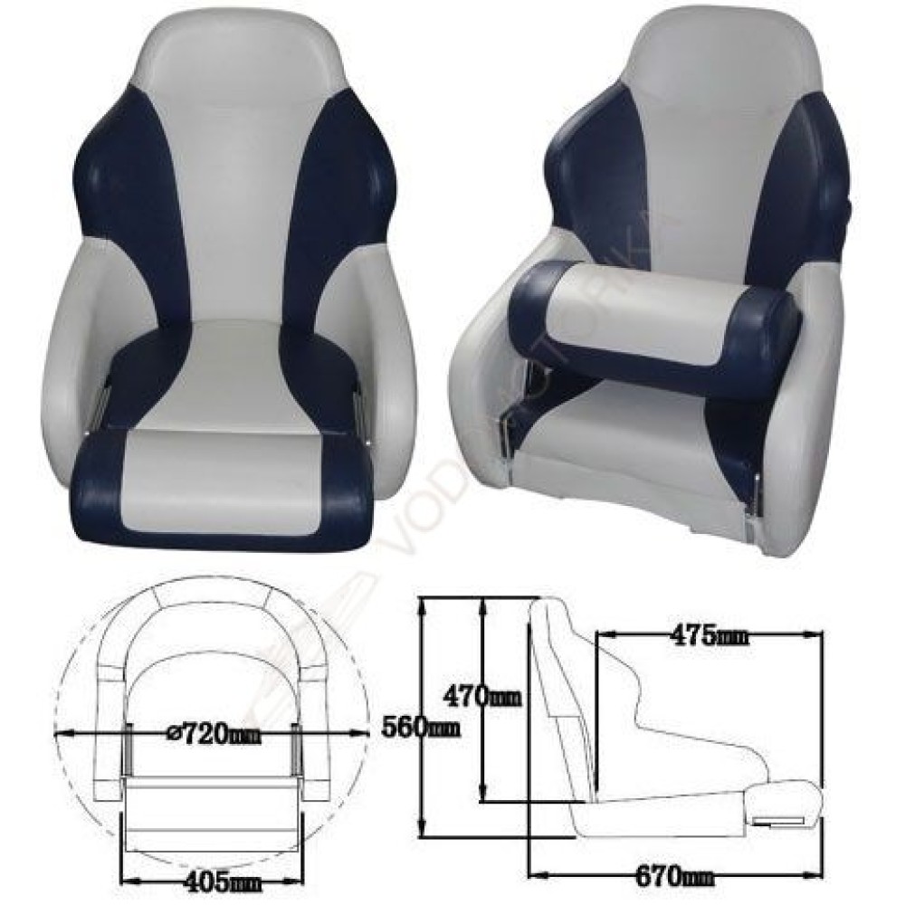 Кресло с болстером «Captain»