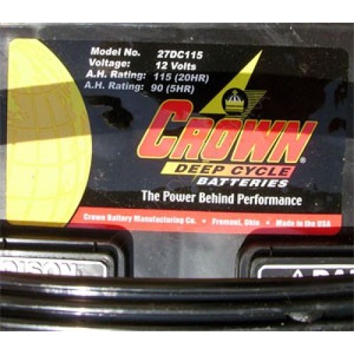 Аккумулятор Crown 115Ah DC (12В)