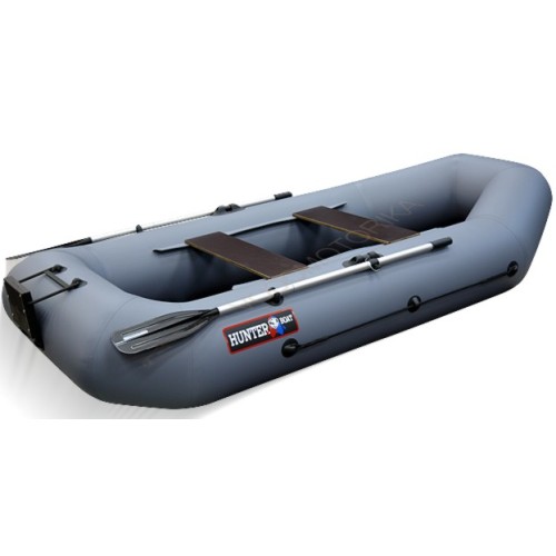Гребная лодка Хантер 280 New фанерный пол