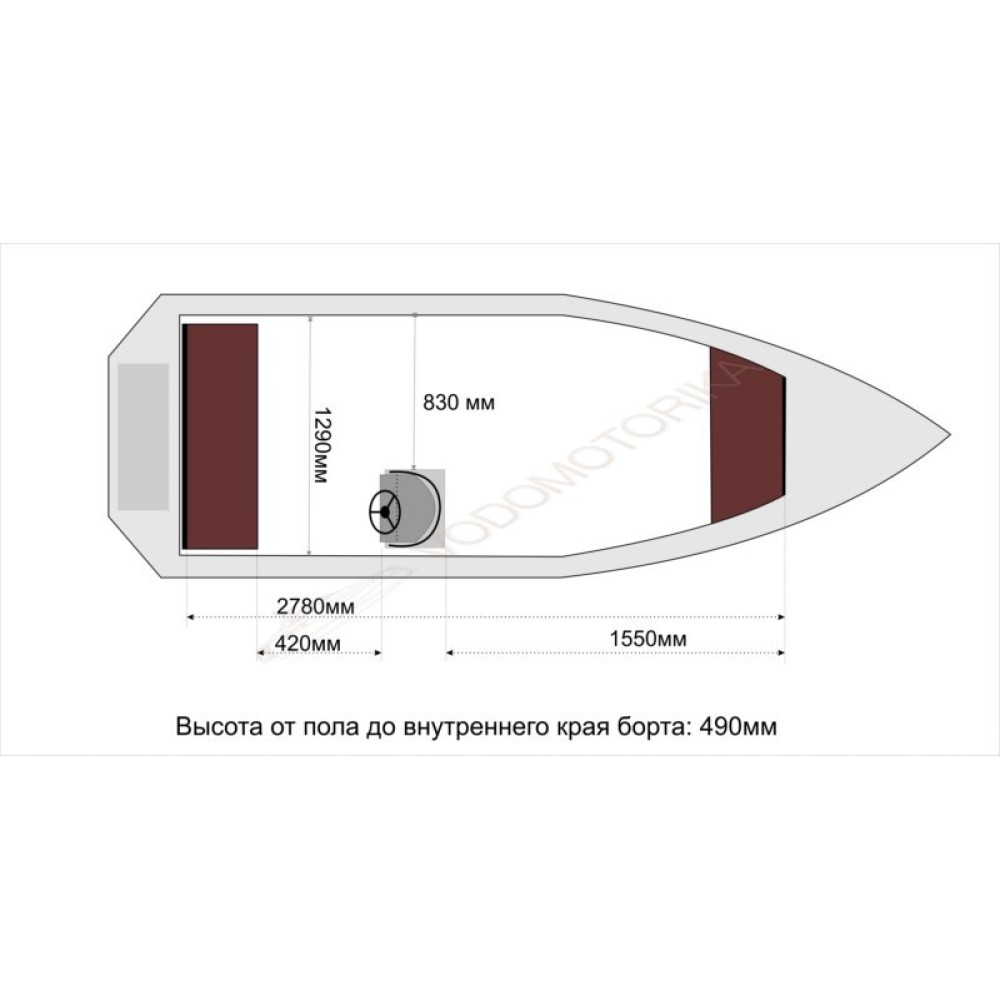 Алюминиевый катер WYATBOAT Wyatboat-430 С
