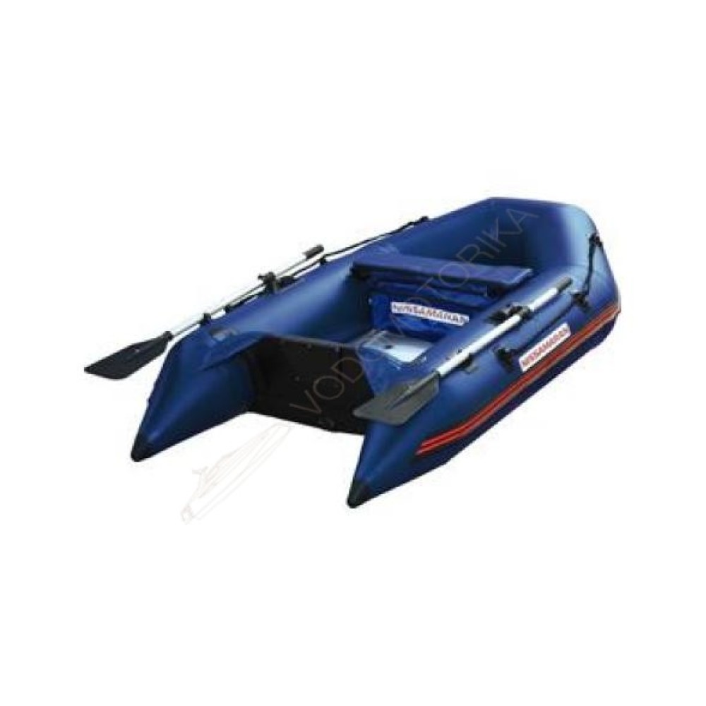 Лодка NISSAMARAN TORNADO 230 ( синий ) алюм. пол A/L