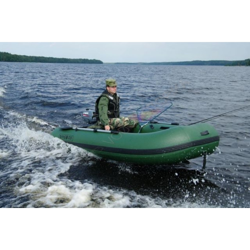Лодка надувная DINGO 34F (сине-серый)