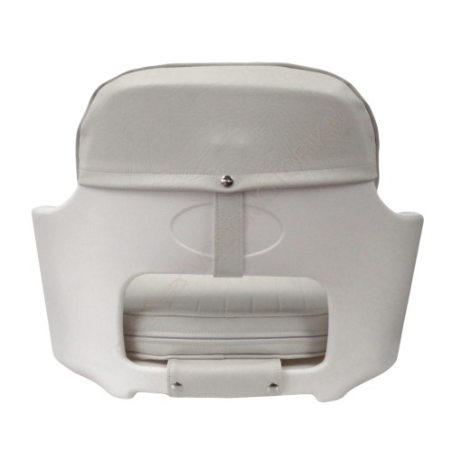 Кресло YACHTSMAN мягкое, съемные подушки, материал белый винил (1060410C)