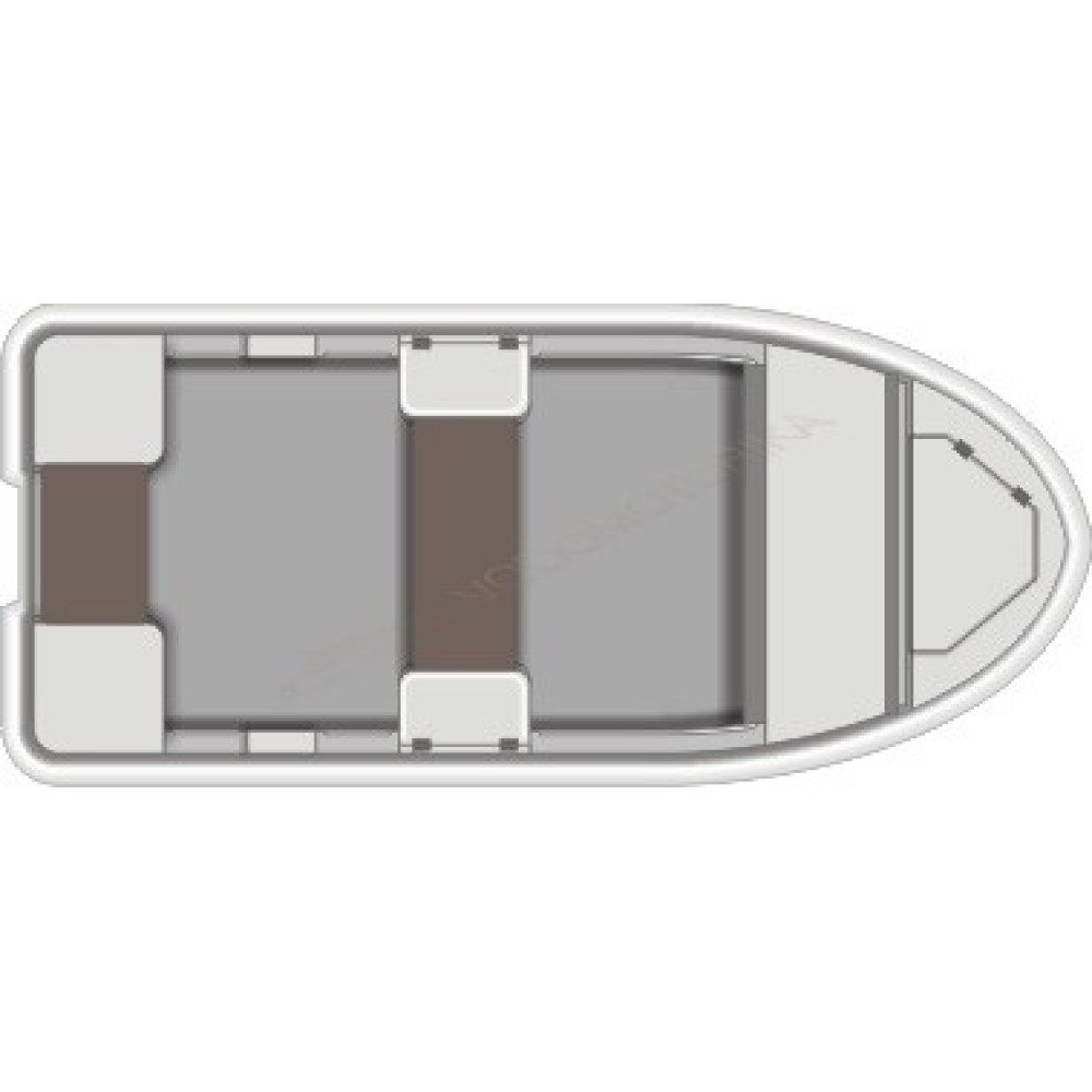 Стеклопластиковая моторная лодка SCANDIC EVING 340 (синий)