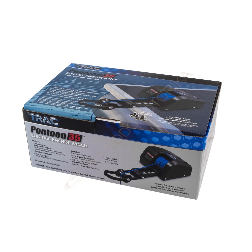 Лебедка якорная TRAC Pontoon 35