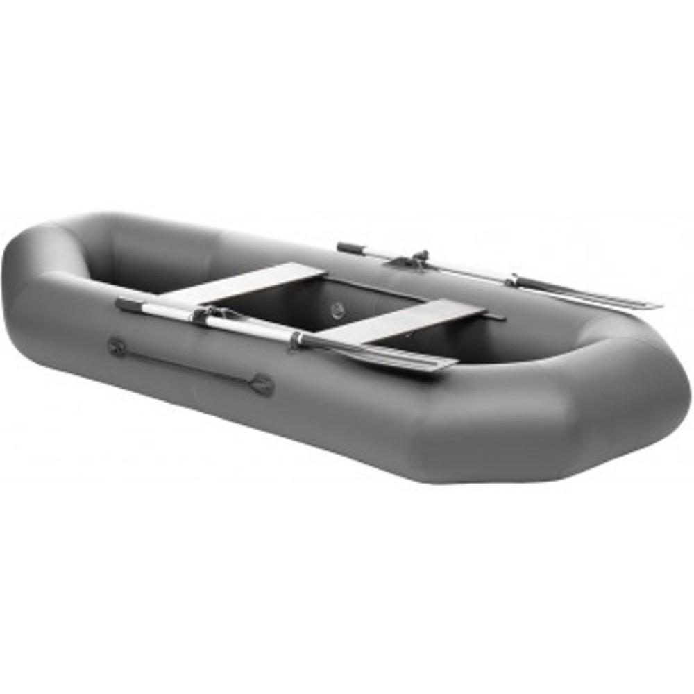 Лодка Тонар Шкипер А280 надувное дно (серый)