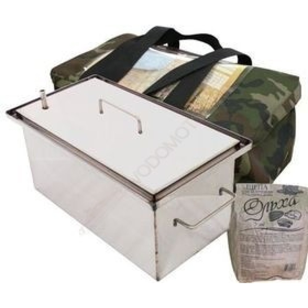 Коптильня Профи 400х250х250 ( нержавейка aisi 430 - 2 мм ) с гидрозатвором