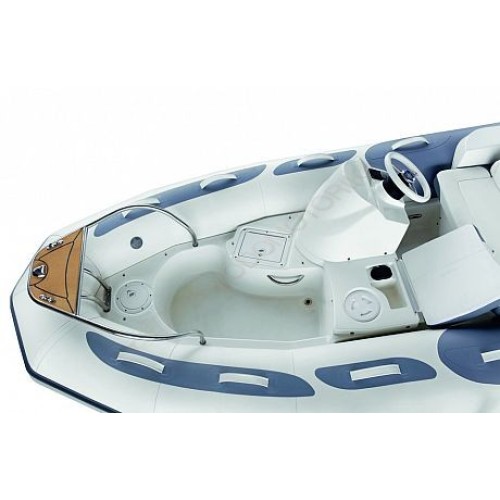 Лодка надувная ZODIAC Yachtline deluxe NEO 380 ( с синими вставками )