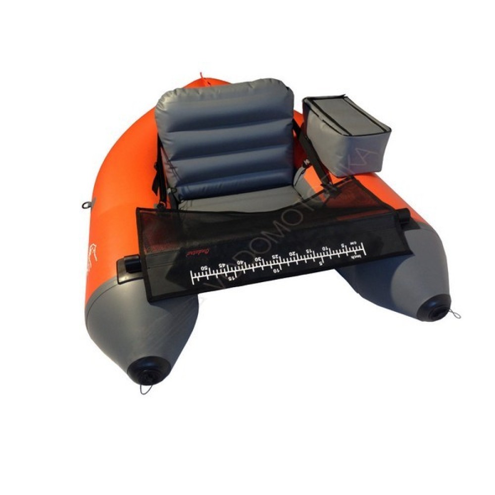 Рыболовный ПВХ плотик Ондатра А 130 (оранжевый)