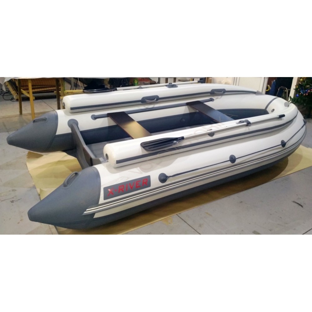 Надувная лодка X-River GRACE 360 НДНД с фальшбортом, надувное дно