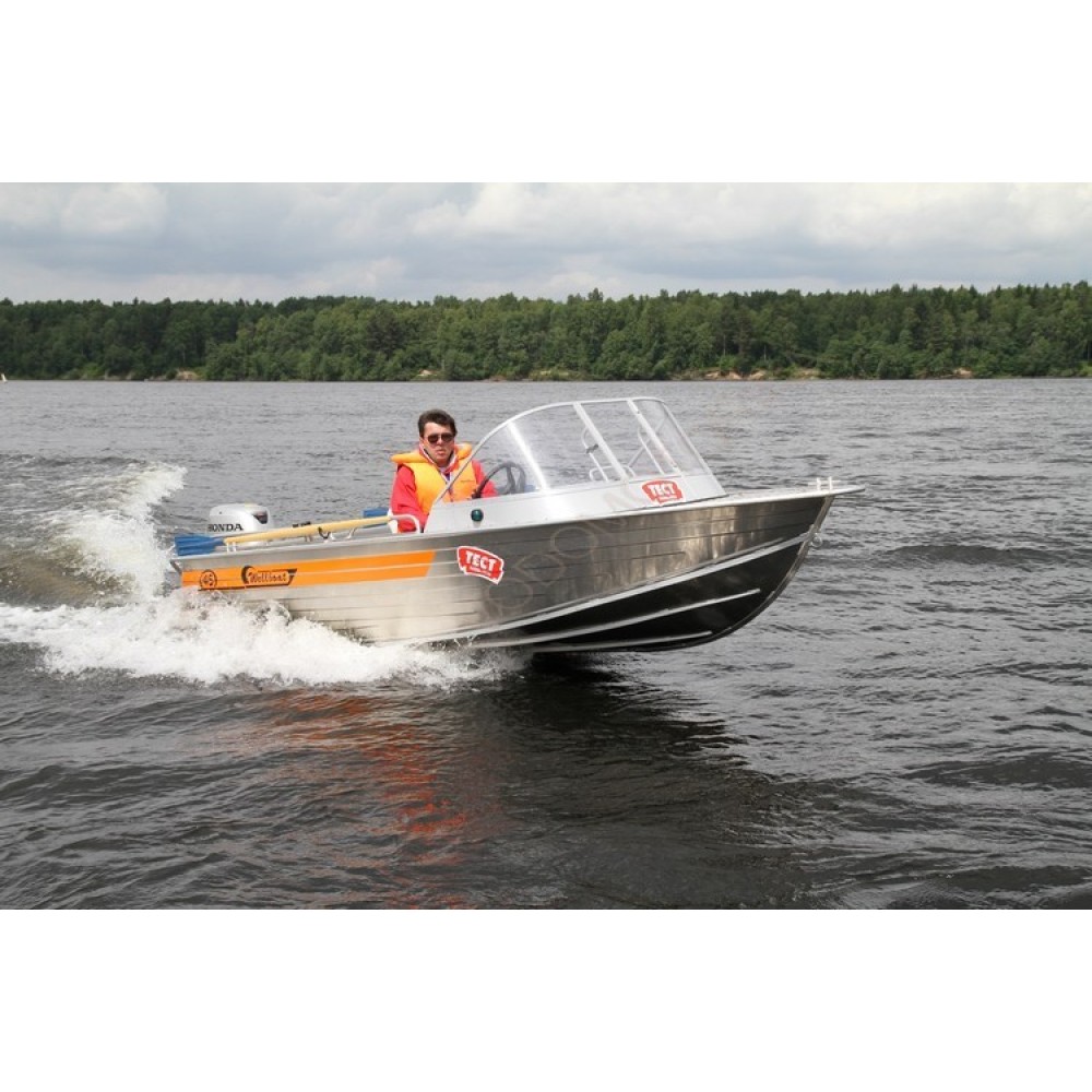 Алюминиевая лодка Wellboat 45i