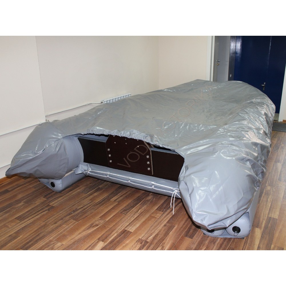 Тент транспортировочный на лодку Ротан 380 К (серый)