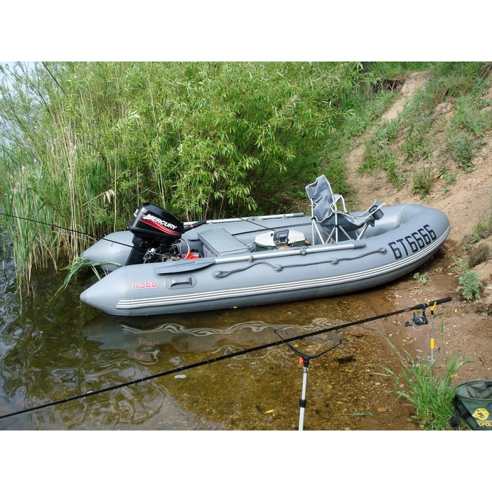 Лодка Мнев и К КАЙМАН N-360 (серый)