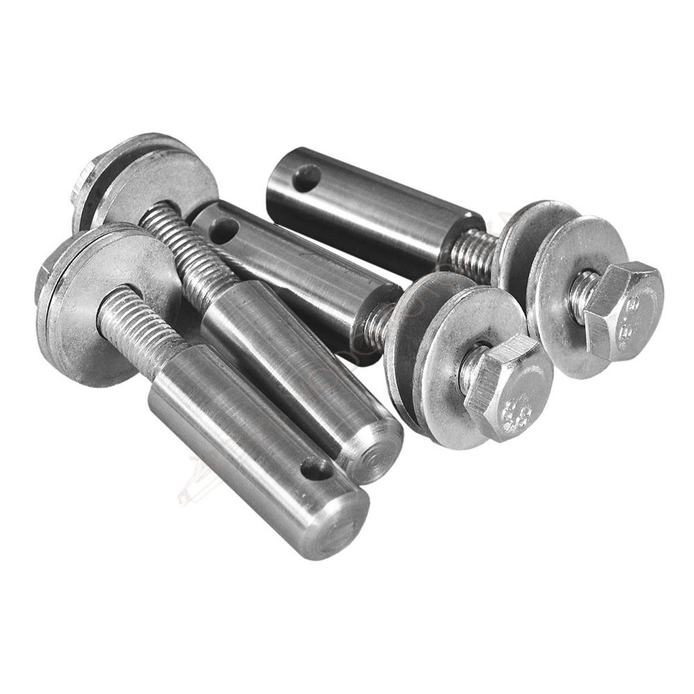 Колеса транцевые Горизонт KNU-260ND (нержавейка, съемные, усиленные, под надувное дно)