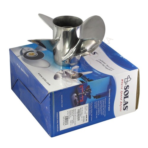 Винт гребной Suzuki DF60-70/DT75-140;4x13x21 стальной, Solas