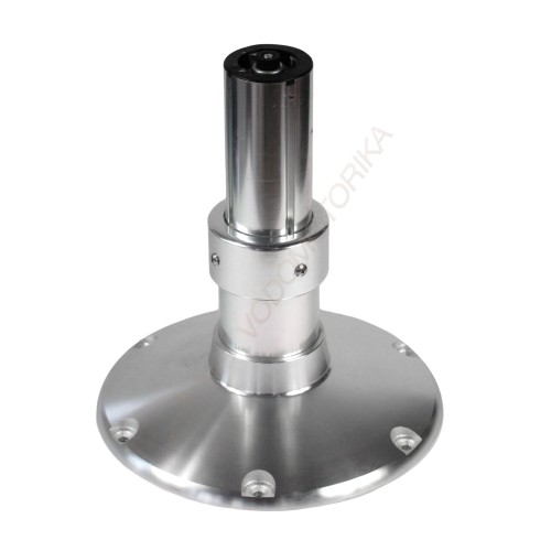 Стойка под сиденье HEAVY DUTY регулируемая 295-395 мм "газлифт", стойка 73 мм, основание 300 мм