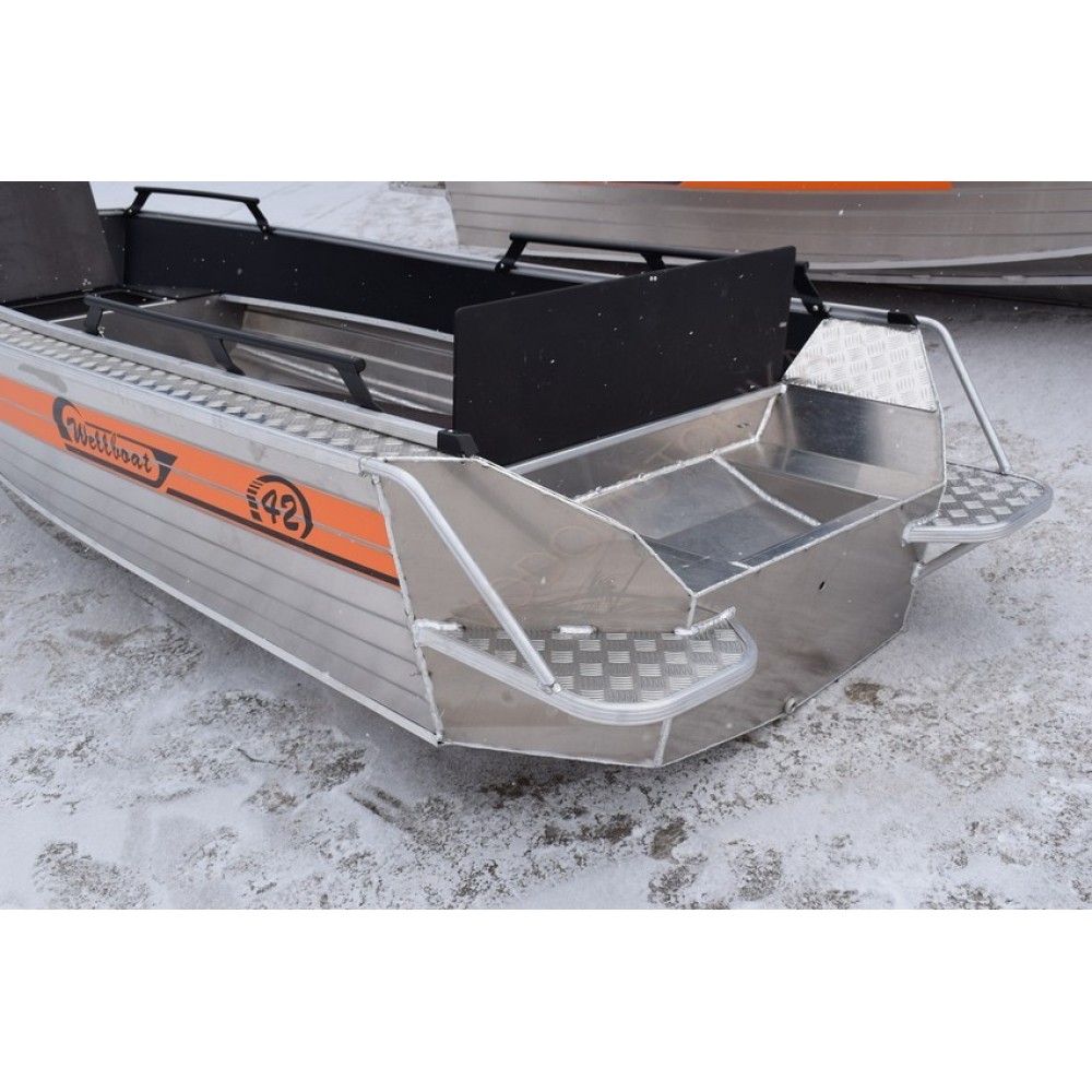 Алюминиевая лодка Wellboat-42 NexT классика
