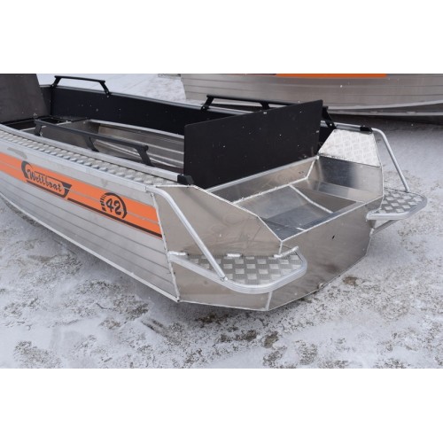 Алюминиевая лодка Wellboat-42 NexT классика