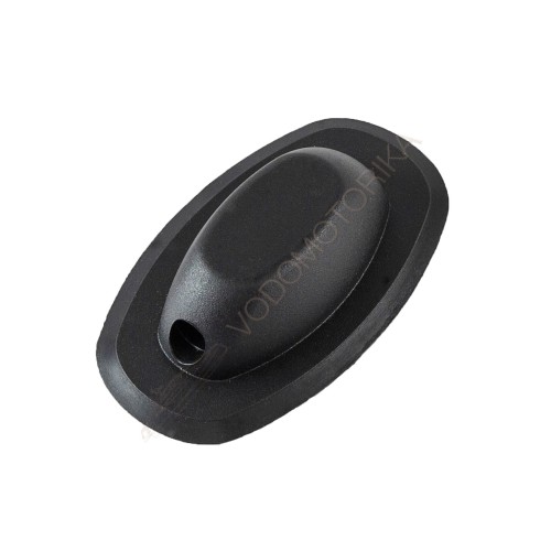 Крепление леера для лодки, продольное, концевое отверстие 10 мм, черное Адмирал