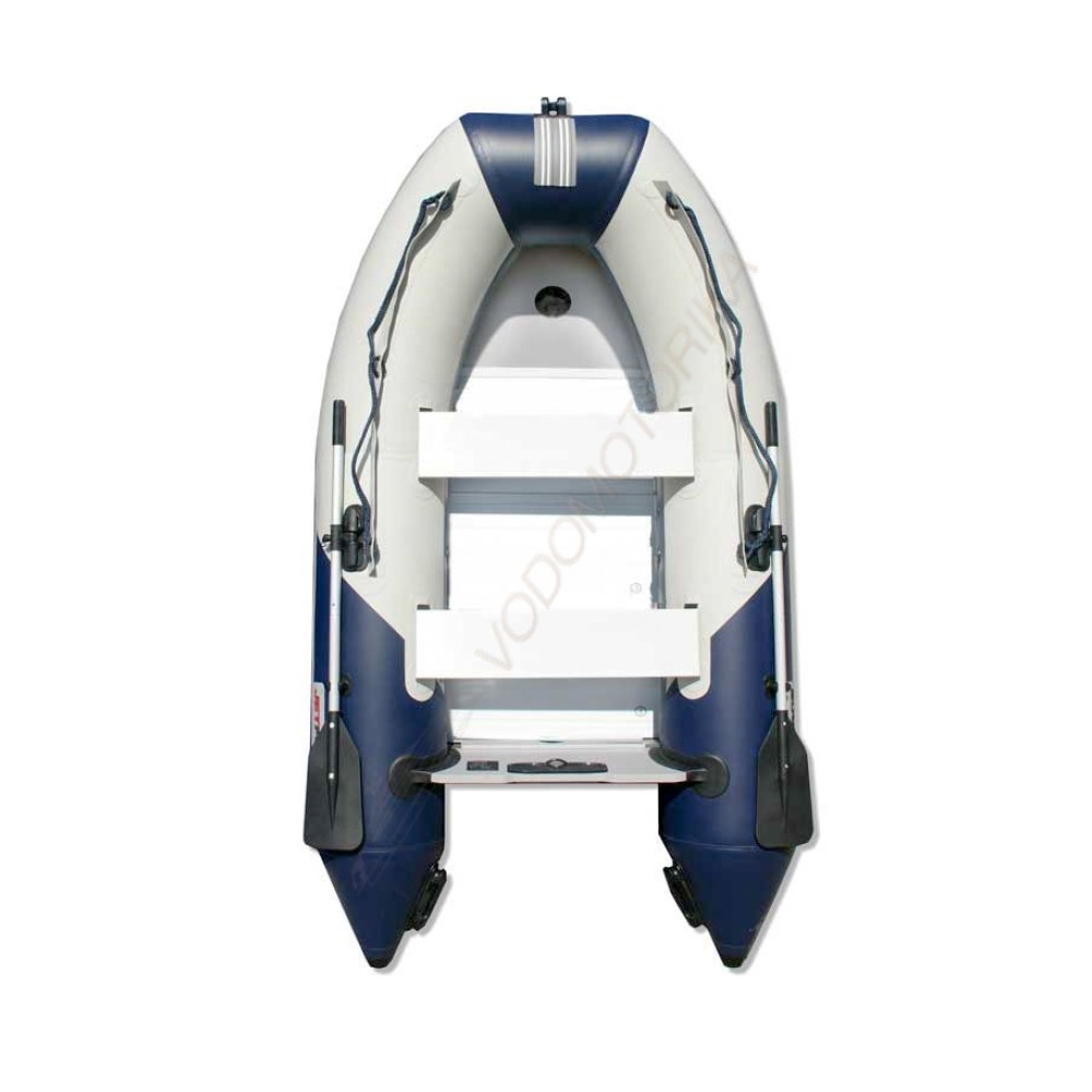Лодка надувная Jet Force 330 SD Plywood ( бело-синий )