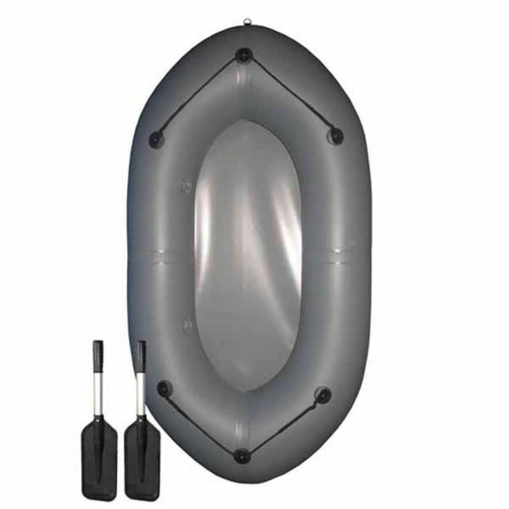 Надувная одноместная лодка Stream Ёрш с гребками