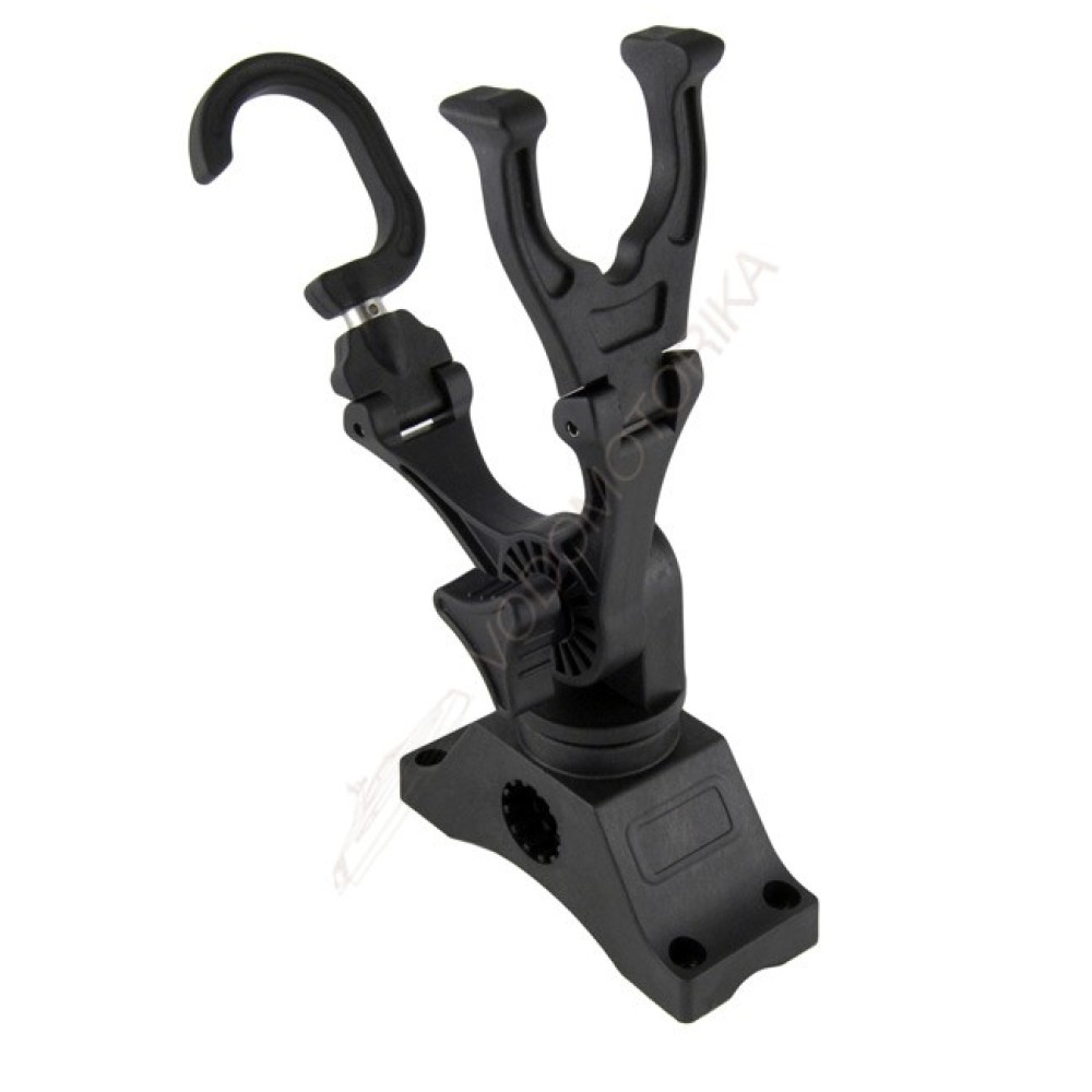 Подставка под удочку черная в комплекте с креплением CFMT101, складная CFRH409_MT101