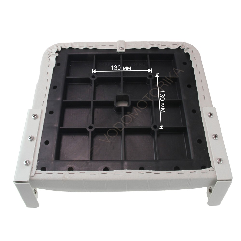 Кресло XXL складное мягкое двухцветное серый/синий