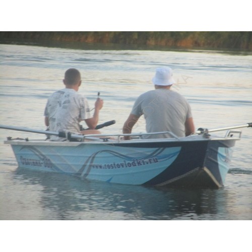 Алюминиевая моторно-гребная лодка Охотник 380