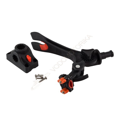 Подставка под удочку черная в комплекте с креплением CFMT303 CFRH801