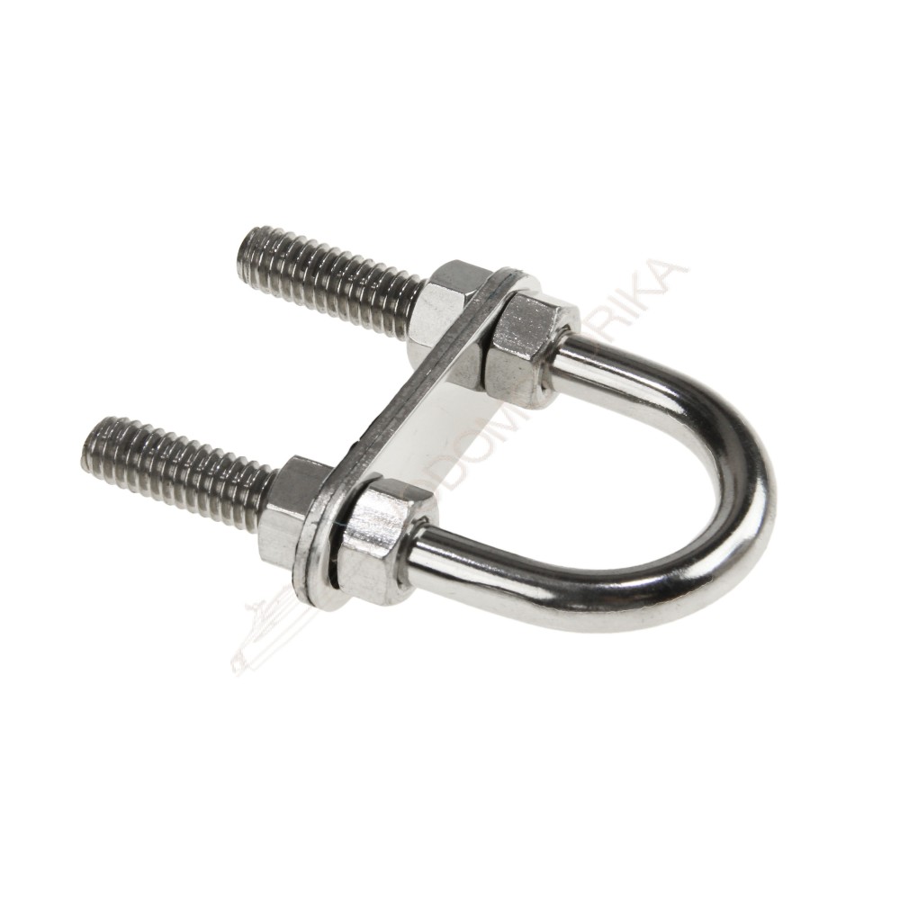 Рым-болт U-образный D8 мм, Lрез. 35 мм