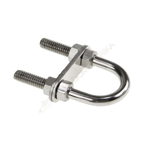Рым-болт U-образный D8 мм, Lрез. 35 мм