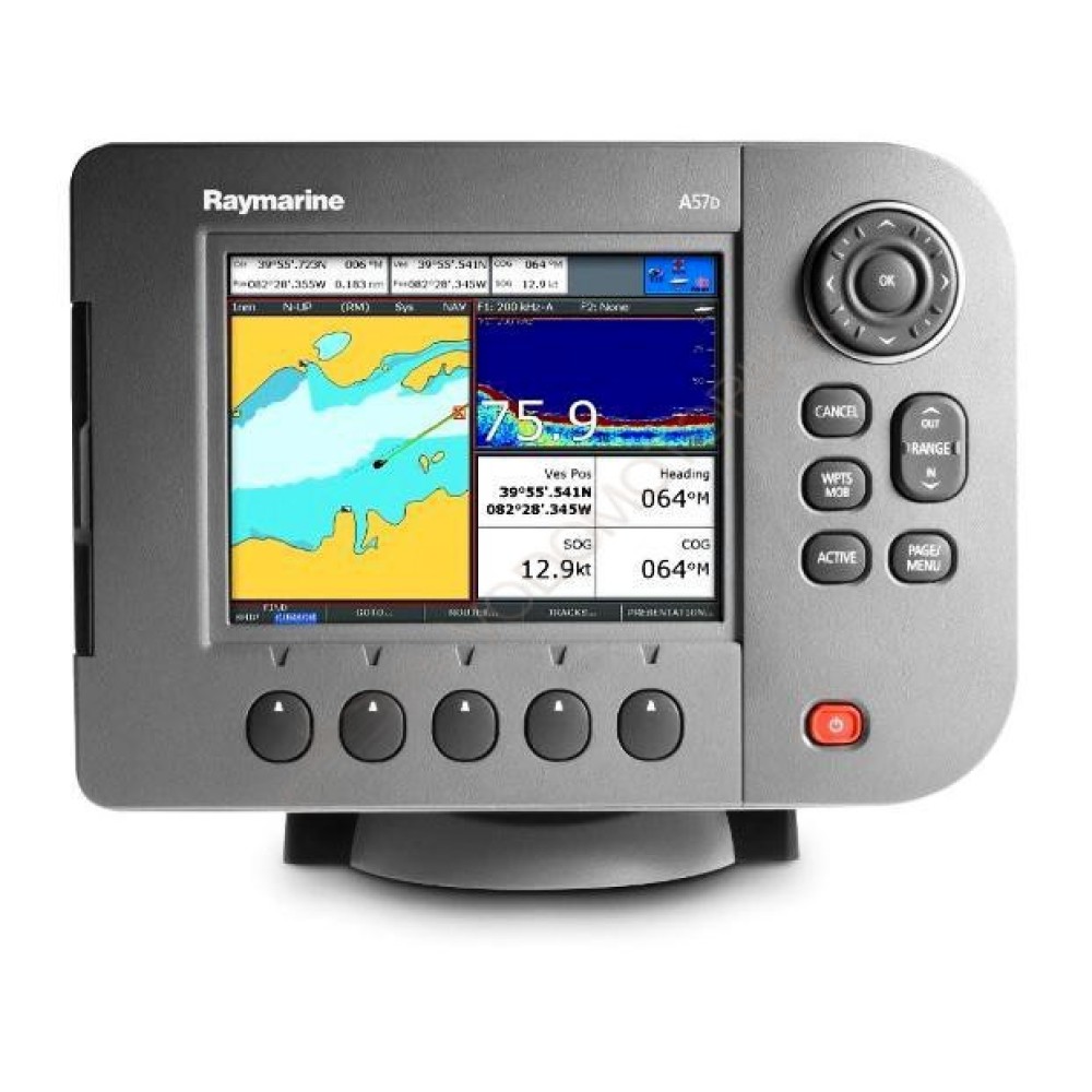 Эхолот RAYMARINE CHARTPLOTTER / FISHFINDER A57D - 5.7 + карта XG36