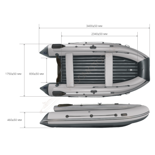 Лодка надувная REEF 340F НД Тритон