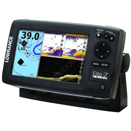 Картплоттер-эхолот Lowrance Elite-7 CHIRP (50/200+455/800kHz)