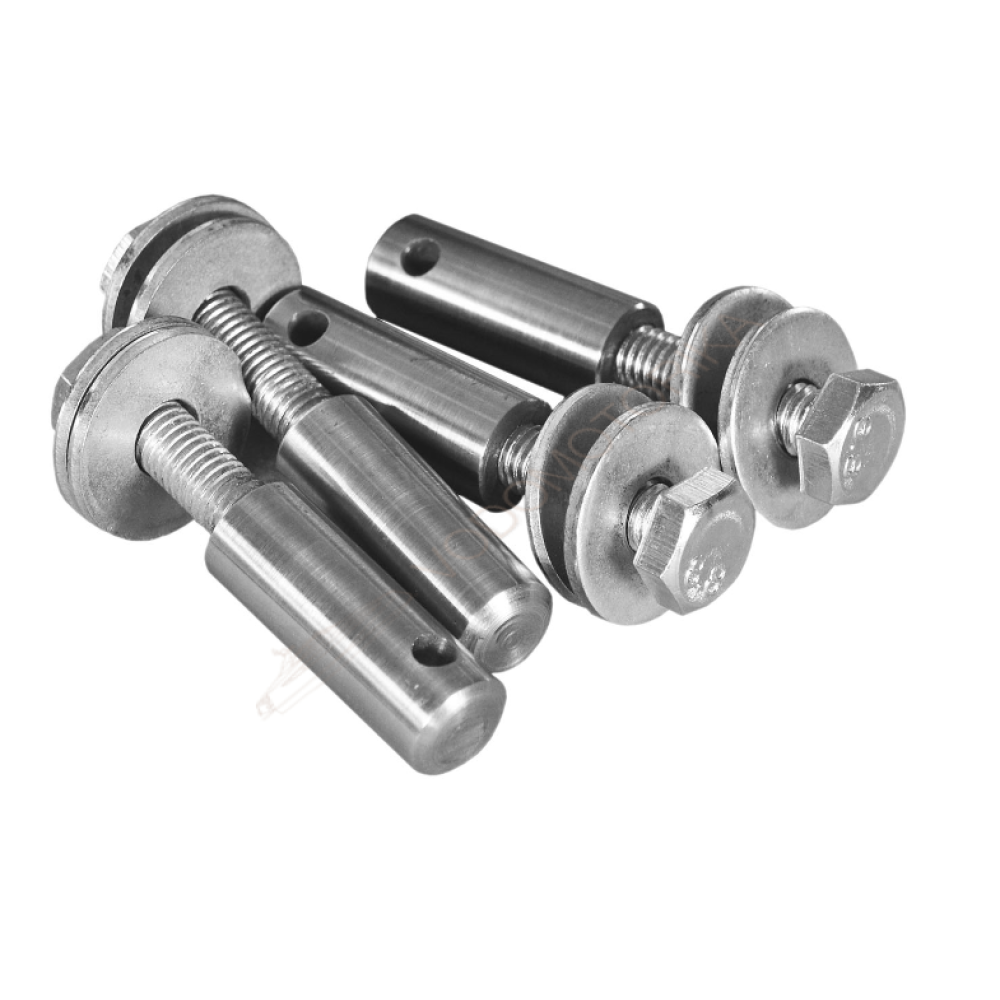 Колеса транцевые Горизонт KNU-330 (нержавейка, съемные, усиленные)