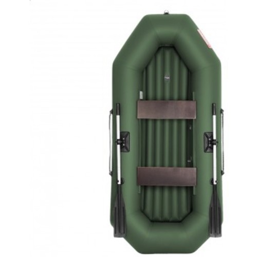 Лодка Тонар Шкипер А260 надувное дно (зеленый)
