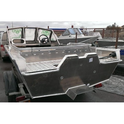 Алюминиевая моторно-гребная лодка RusBoat 43