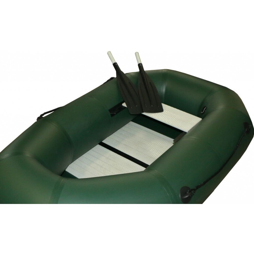 Надувная Лодка ПВХ Polar Bird PB-230Т Teal (зеленая, серая) + стеклокомпозитная слань