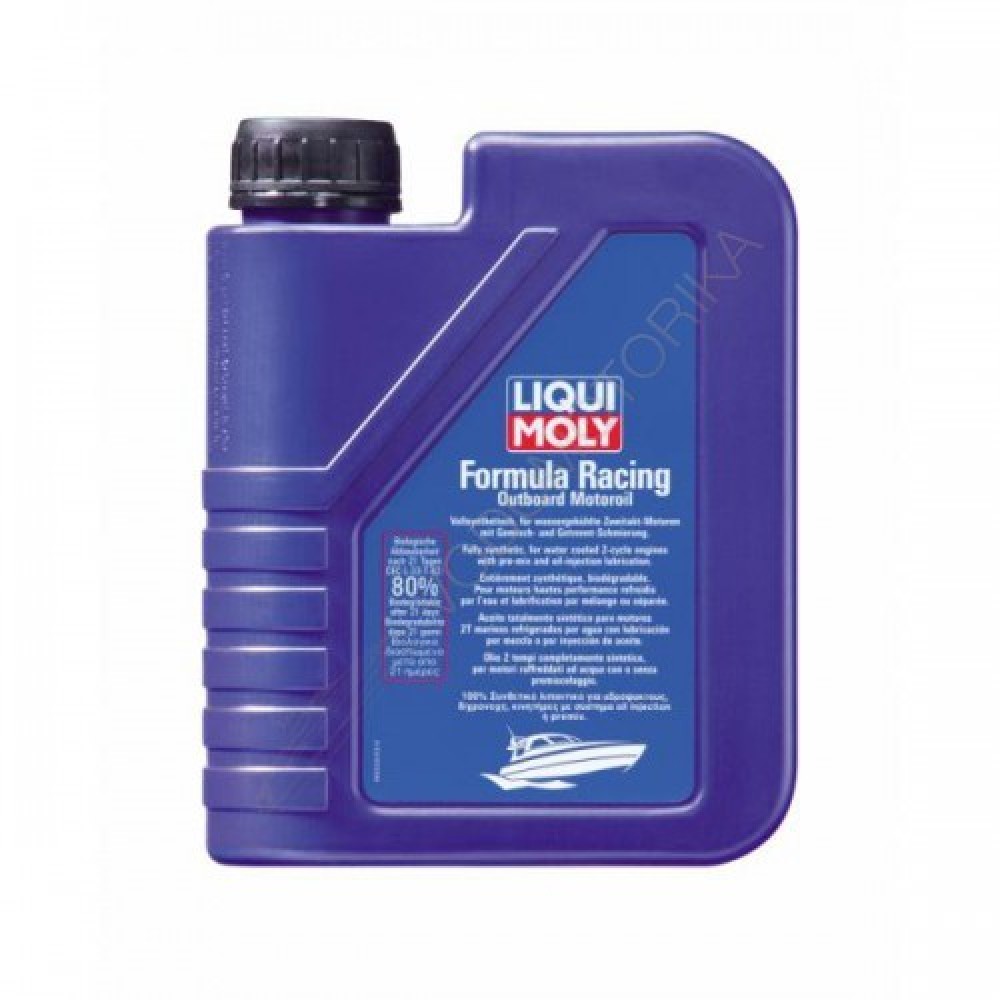 Синтетическое моторное масло для 2-тактных двигателей лодок LiquiMoly Formula Racing Outboard Motoroil, 1L
