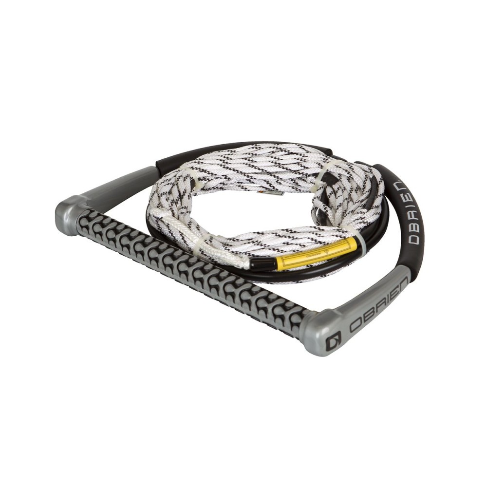 Фал с рукояткой для вейкбординга O'Brien PROP W/ REACTOR BLK/WHT S21