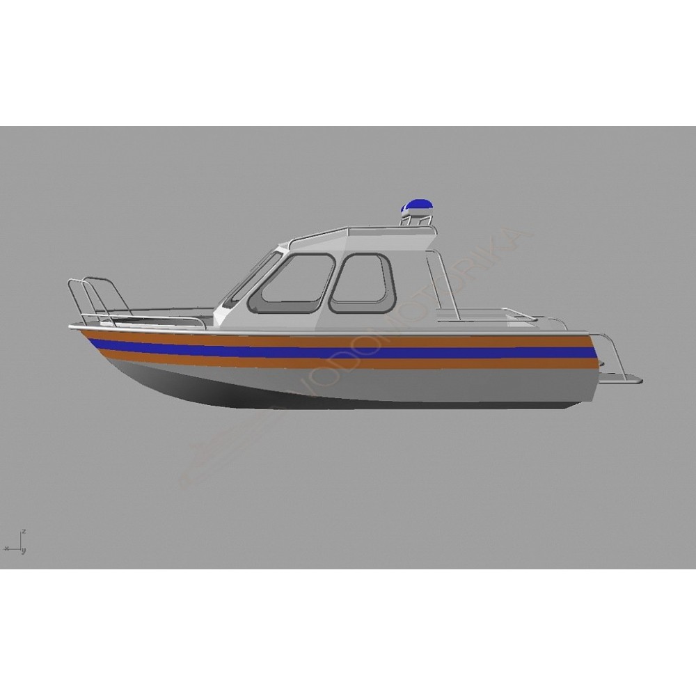 Алюминиевая моторная лодка RusBoat 65R