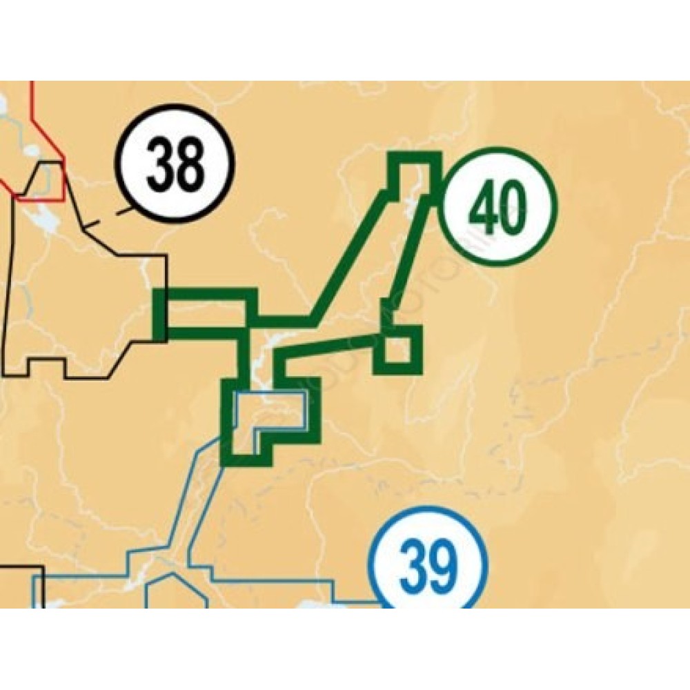 Карта Navionics Gold для эхолотов Humminbird 37XG