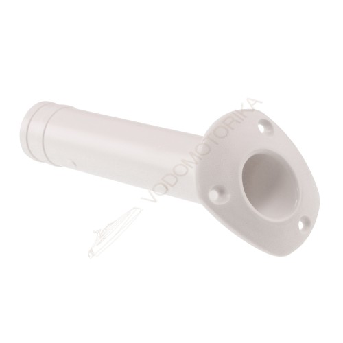 Подставка под удочку 40х240 (пластик) белая 15501