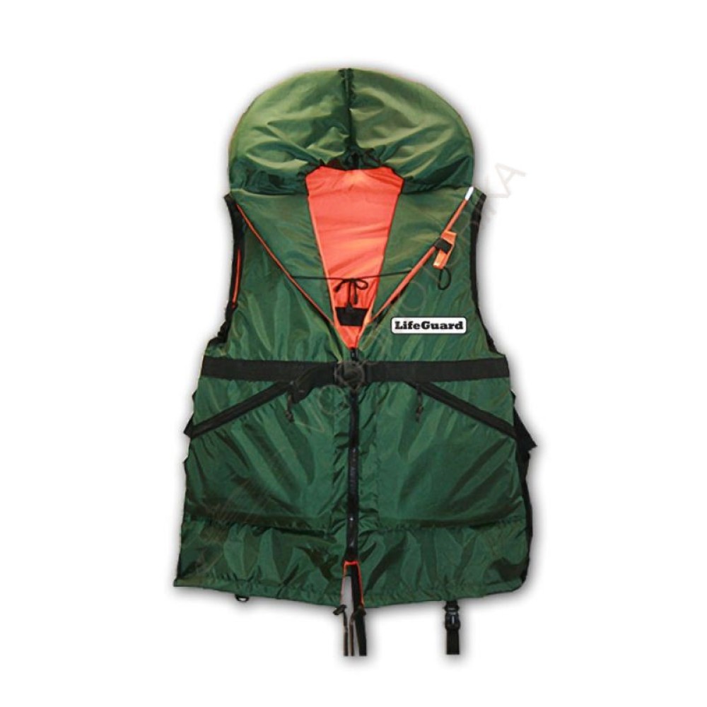 Спасательный жилет LIFEGUARD STANDARD XXXL (зеленый/оранжевый)