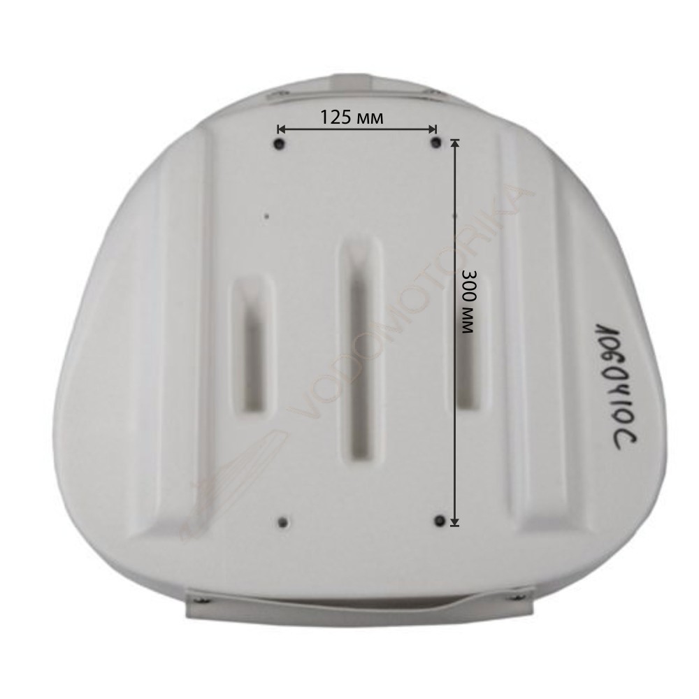 Кресло YACHTSMAN мягкое, съемные подушки, материал белый винил (1060410C)