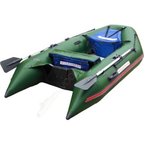 Лодка NISSAMARAN TORNADO 290 ( зеленый ) алюм. пол A/L