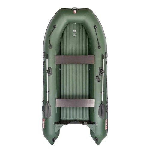 Лодка Тонар Алтай А380, надувное дно, зеленый